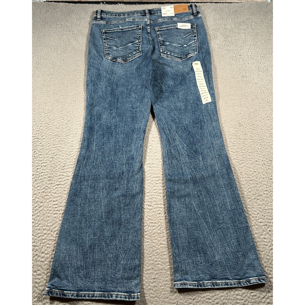 BKE Buckle Payton Jeans Womens 30R 30x32‎ Mid Rise Bootcut Universal Fit NWT - Picture 2 of 15